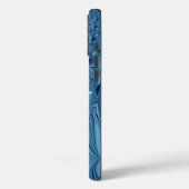 Celestial Splendor: Design der irrisierenden blaue Case-Mate iPhone Hülle (Rückseite / Links)