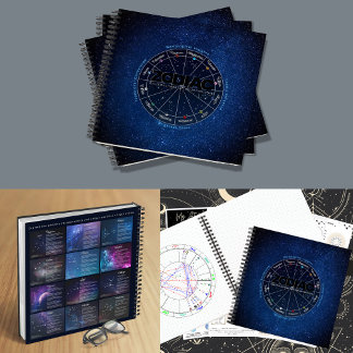 Celestial Splendor Zodiac Notizblock