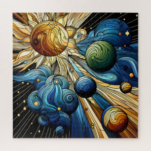 Celestial Stached Glass Puzzle