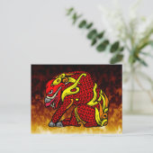 Celestial Stag Postcards Postkarte (Stehend Vorderseite)