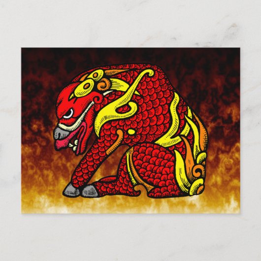 Celestial Stag Postcards Postkarte (Vorderseite)