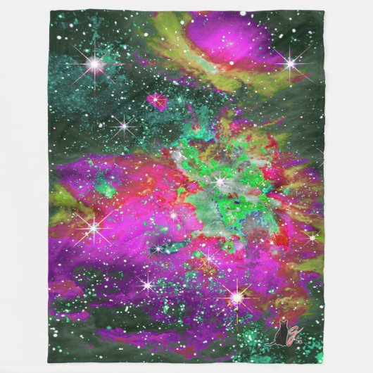 Celestial Star Field Fleece Blanket (Vorderseite)