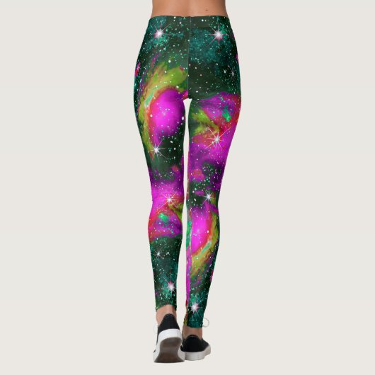 Celestial Star Field Over Print Leggings (Rückseite)