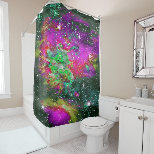 Celestial Star Field Showvorhang Duschvorhang (Beispiel)