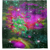 Celestial Star Field Showvorhang Duschvorhang (Vorderseite)