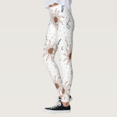Celestial Star Floral Theme Leggings (Links)