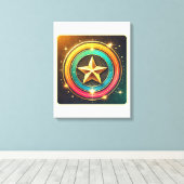 Celestial Star Glow Leinwanddruck (Insitu (Holzboden))