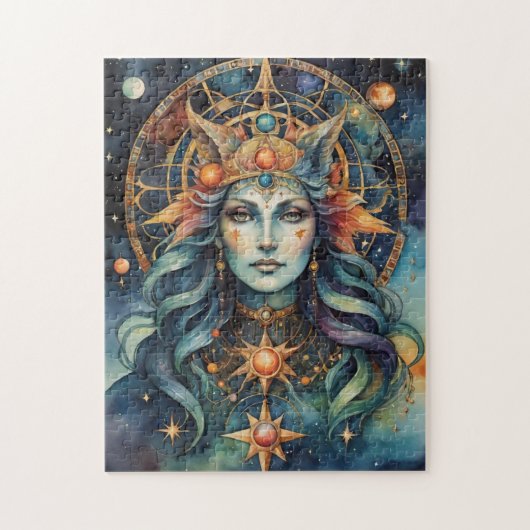 Celestial Star Goddess Mystical Alchemy Puzzle (Vertikal)