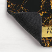 Celestial Star Map Astrologisches Gold Fische Fisc Mousepad (Ecke)