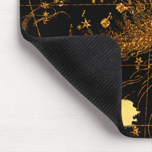 Celestial Star Map Astrologisches Zeichen Leo Lion Mousepad (Ecke)