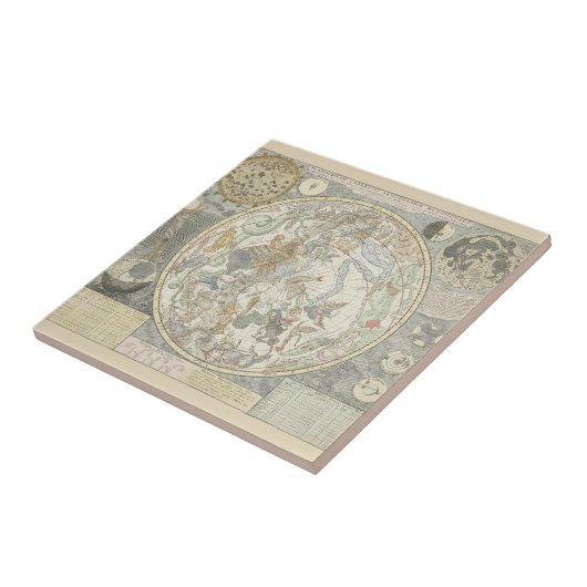 Celestial Star Map Zodiac Constellation I Fliese (Seite)