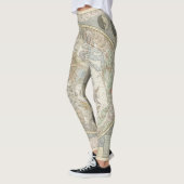 Celestial Star Map Zodiac Constellation I Leggings (Links)