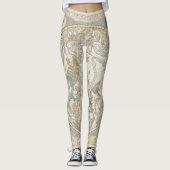 Celestial Star Map Zodiac Constellation I Leggings (Vorderseite)
