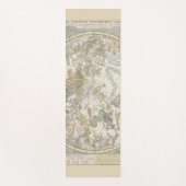 Celestial Star Map Zodiac Constellation I Yogamatte (Vorderseite)