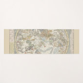 Celestial Star Map Zodiac Constellation I Yogamatte (Vorderseite (Horizontal))