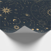 Celestial Star Signs Geschenkpapier (Ecke)