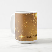 Celestial Star Universe Personalisiert Kaffeetasse (Vorderseite Links)