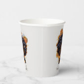 Celestial Starry Afro Woman Pappbecher (Rechts)