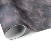 Celestial Starry Night Birthday Magical Watercolor Geschenkpapier (Rolleneckpunkt)