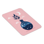 Celestial Starry Night Blossom Magnet (Rechte Seite)