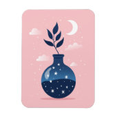 Celestial Starry Night Blossom Magnet (Vertikal)