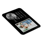 Celestial Starry Night Sky Galaxy Foto Moon Magnet (Rechte Seite)