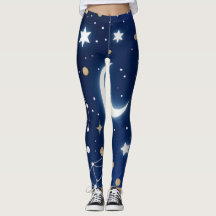 Celestial Starry Night Sky Moon & Co