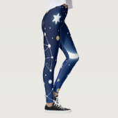 Celestial Starry Night Sky Moon & Co Leggings (Rechts)