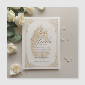 Celestial Starry Night Wedding Einladung