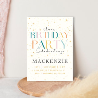 Celestial Starry Sky Einladung