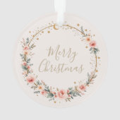 Celestial Stars Moon Baby 1. Weihnachten Ornament (Rückseite)