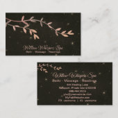 *~* Celestial Stars Night Sky Willow Tree Branch Visitenkarte (Vorne/Hinten)