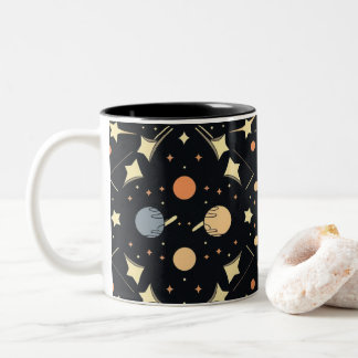 Celestial Stars & Planets Mug Zweifarbige Tasse