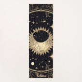 Celestial Stars Sun Moon Yogamatte (Vorderseite)