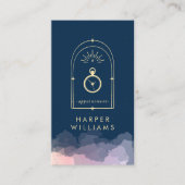 Celestial Stars Tarot Haare Stylist Beauty Terminkarte (Vorderseite)