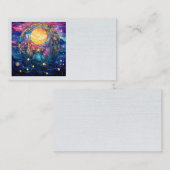 Celestial Stated Glass Business Cards Visitenkarte (Vorne/Hinten)