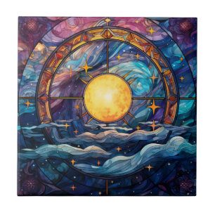 Celestial Stated Glass Keramik Tile Fliese