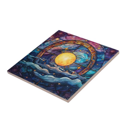 Celestial Stated Glass Keramik Tile Fliese (Seite)