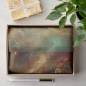 Celestial Steampunk Cat Time Voyage Decoupage Seidenpapier (Geschenk)