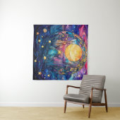 Celestial Stected Glass Art Tapesty Wandteppich (Beispiel (Horizontal))