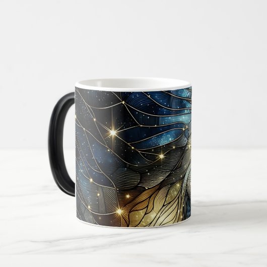 Celestial Stected Glass Art Tasse (Vorderseite Links)