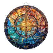 Celestial Stected Glass Dartboard Dartscheibe (vorne)