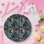 Celestial Stected Glass Pappteller (Party)