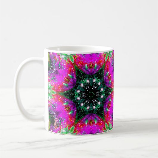 Celestial Stellar Kaleid Kaffeetasse (Links)