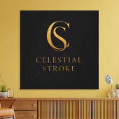 Celestial Stroke Leinwanddruck (Insitu (Wohnzimmer))
