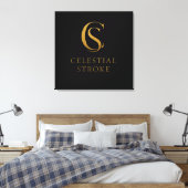 Celestial Stroke Leinwanddruck (Insitu (Schlafzimmer))