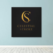 Celestial Stroke Leinwanddruck (Insitu (Holzboden))