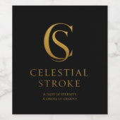 Celestial Stroke Weinetikett (Einzelnes Label)
