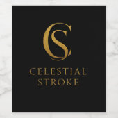 Celestial Stroke Weinetikett (Einzelnes Label)