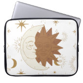 Celestial Sun and Moon Laptopschutzhülle (Vorderseite)